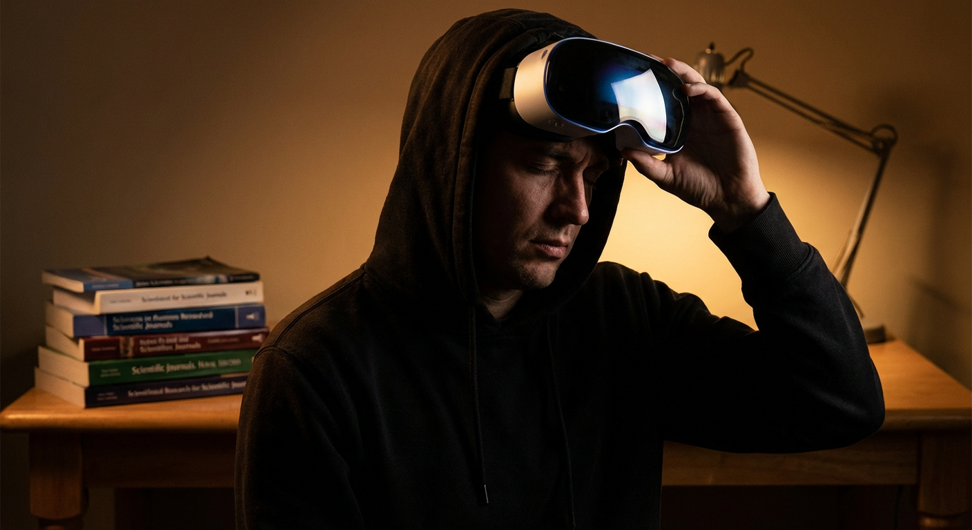 Illustration for I Tried the Apple Vision Pro for 30 Days and Here's What Nobody Tells You About Eye Strain
