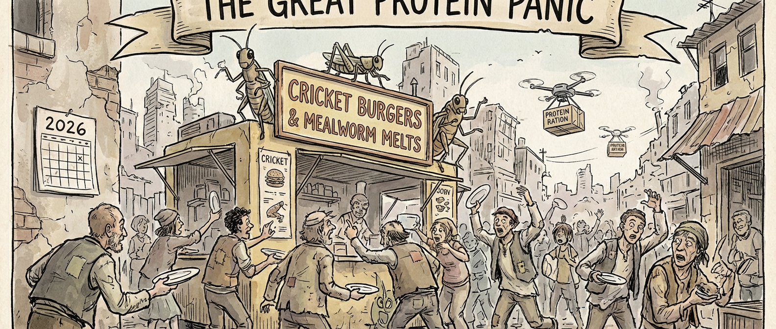 The Great Protein Panic of 2026: Why Everyone's Suddenly Obsessed with Insect Burgers