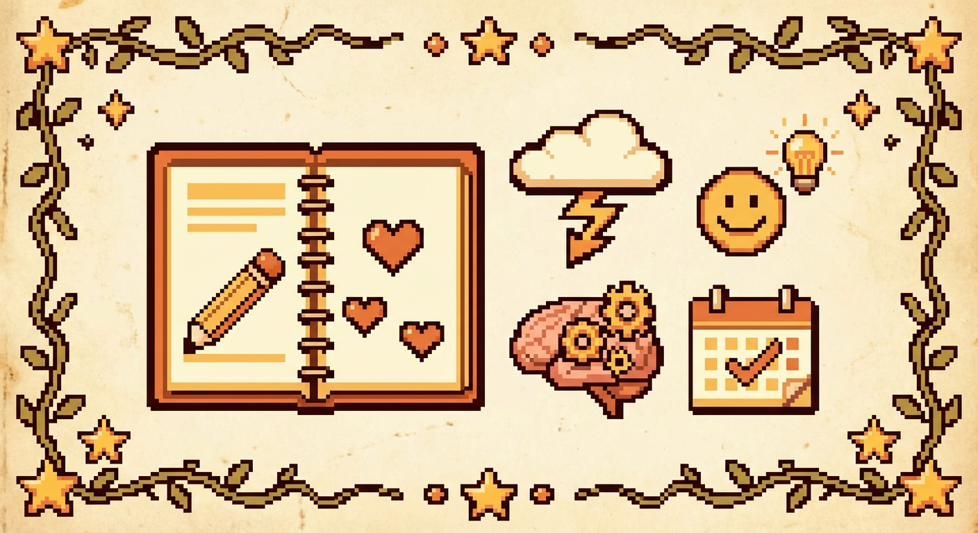Illustration for The Messy Truth About Writing Your Way Through Another Year